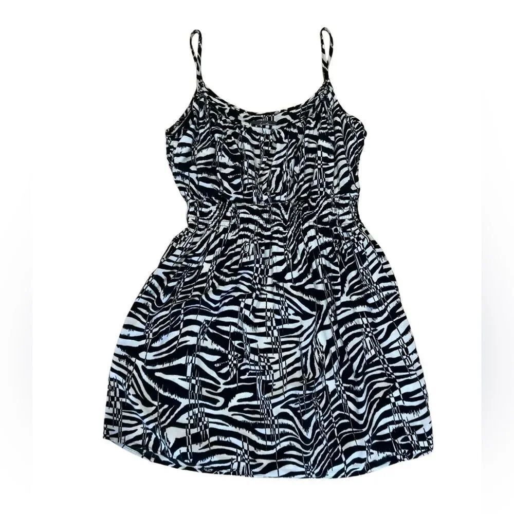Twenty one summer dress black white size medium
